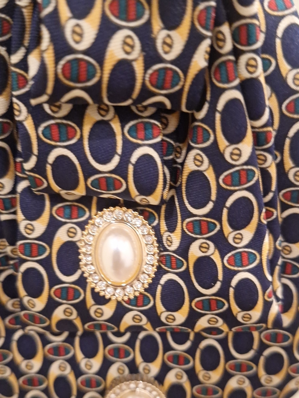 Towne Square Upcycled Necktie Necklace View 6